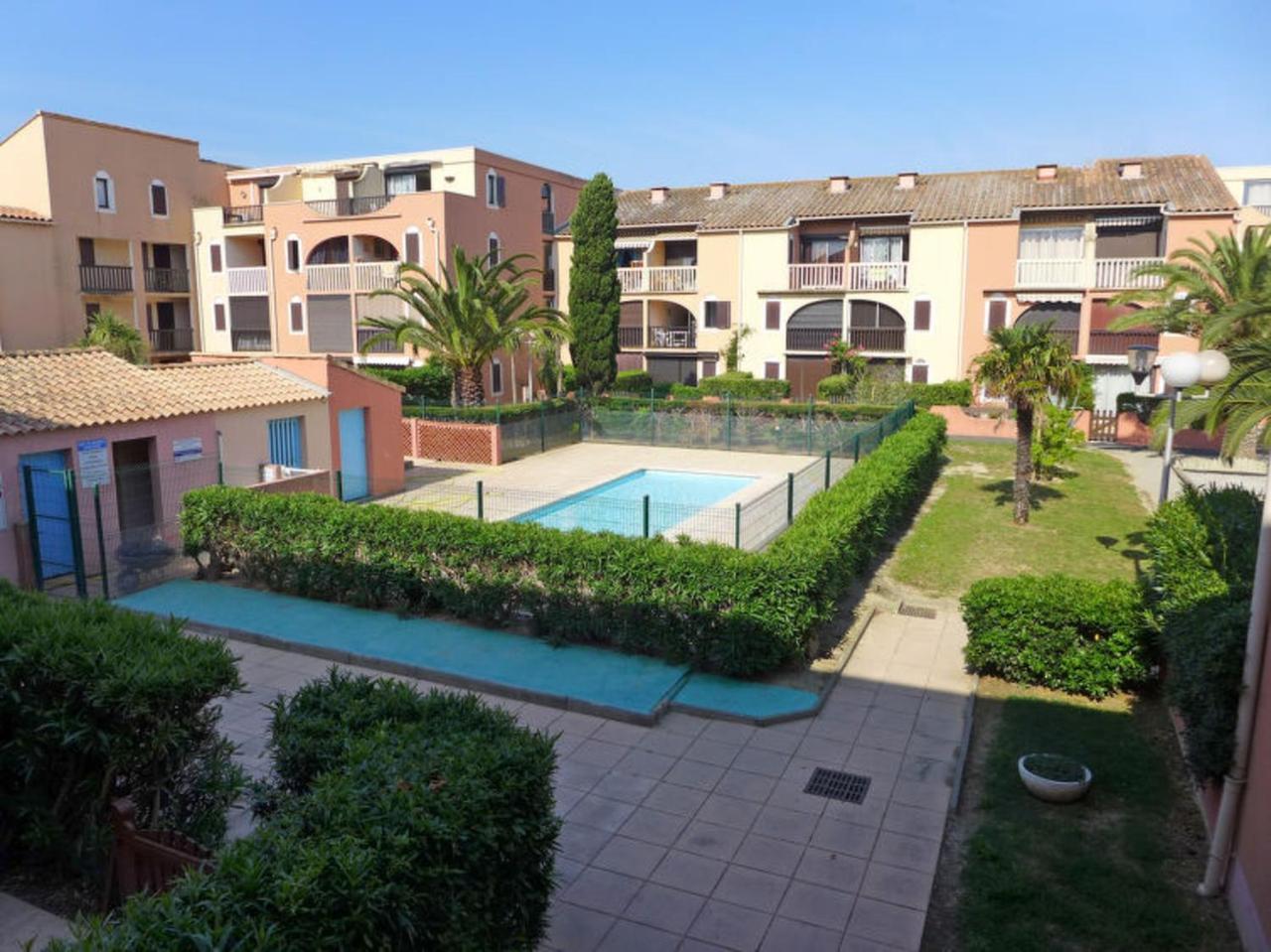 Appartement d'une chambre a Canet en Roussillon avec piscine partagee jardin clos et WiFi a 900 m de la plage Extérieur photo